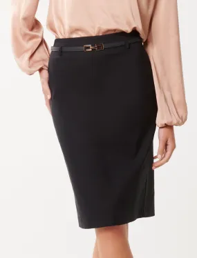 Diana Belted Pencil Skirt