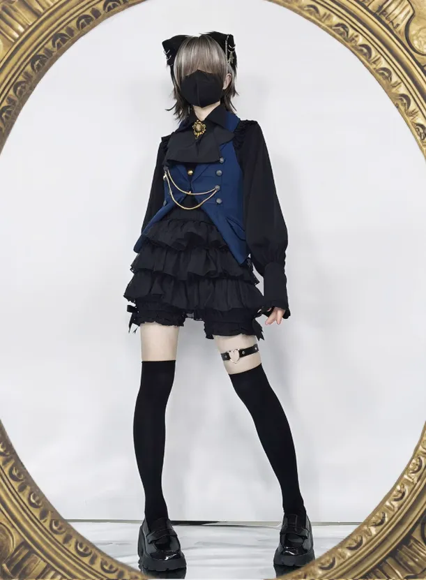 DMFS Lolita~Daily Lolita Bloomers Safety Anti-Flash Lace Shorts