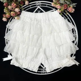 DMFS Lolita~Daily Lolita Bloomers Safety Anti-Flash Lace Shorts