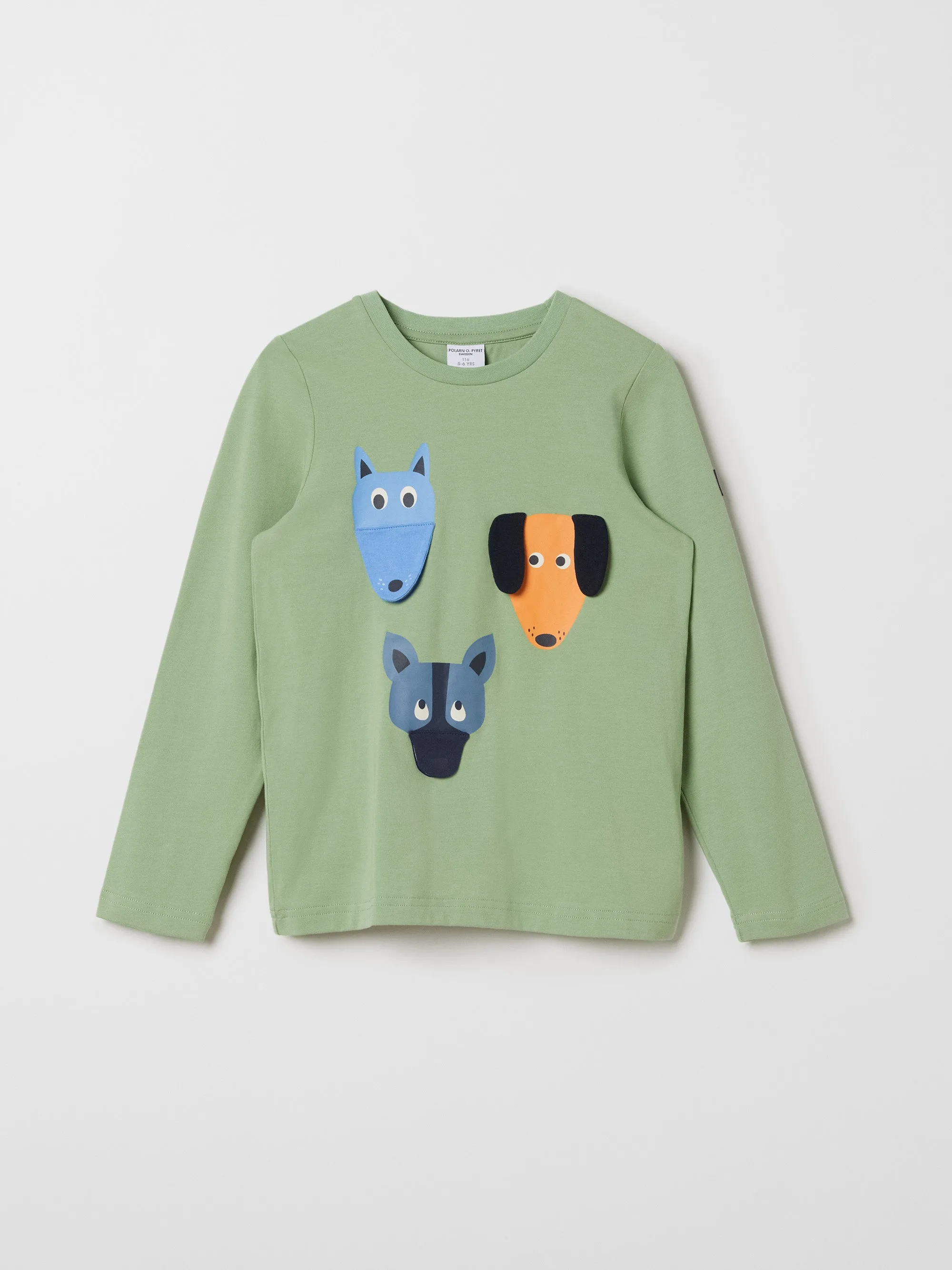 Dog Applique Kids Top