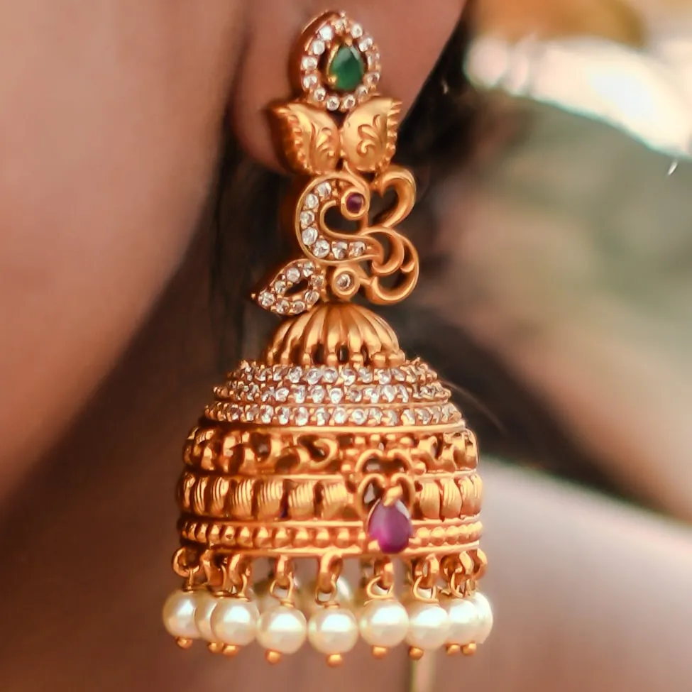 Elegant Antique Jhumki Earring