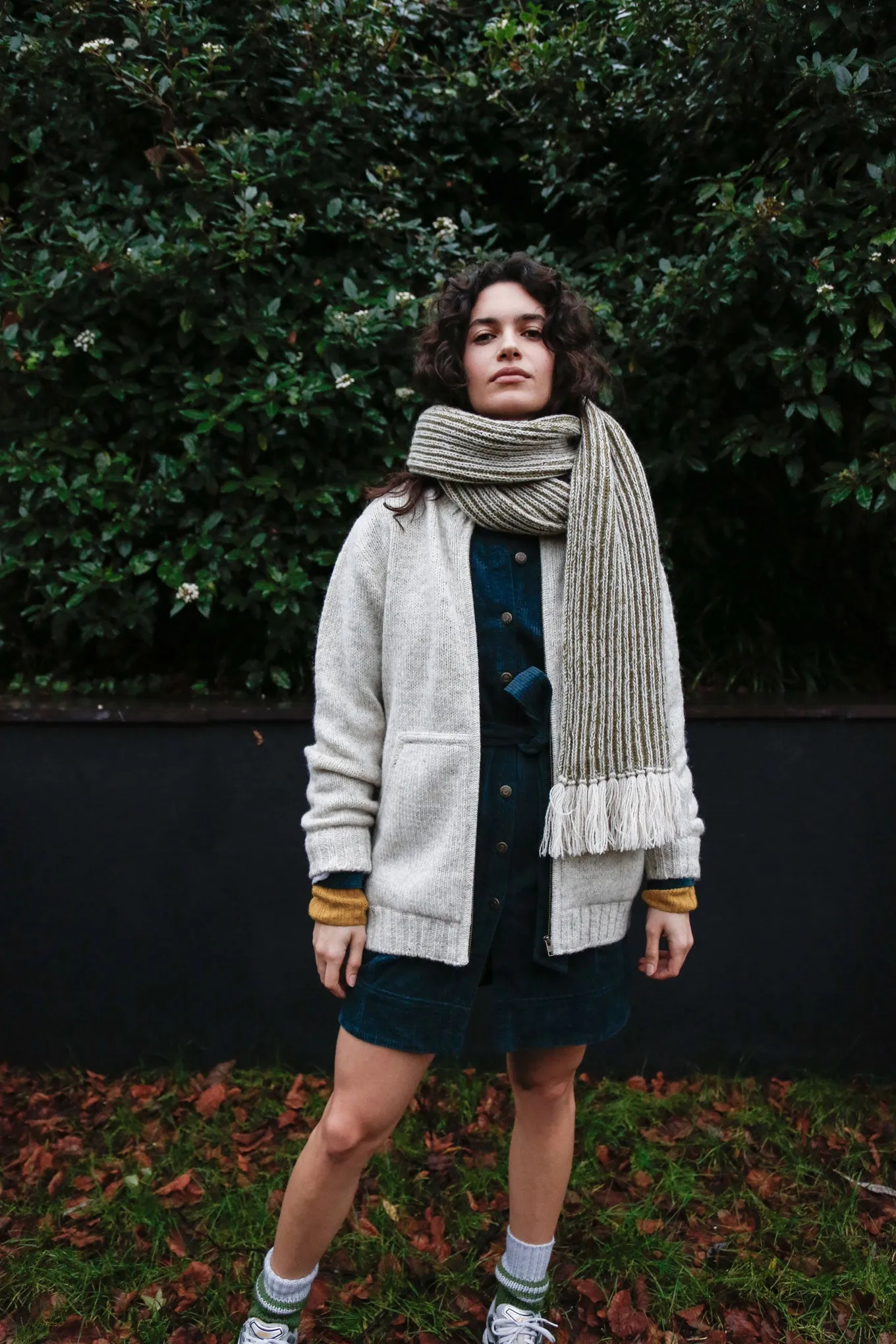 ERIN Wool Scarf - Oat