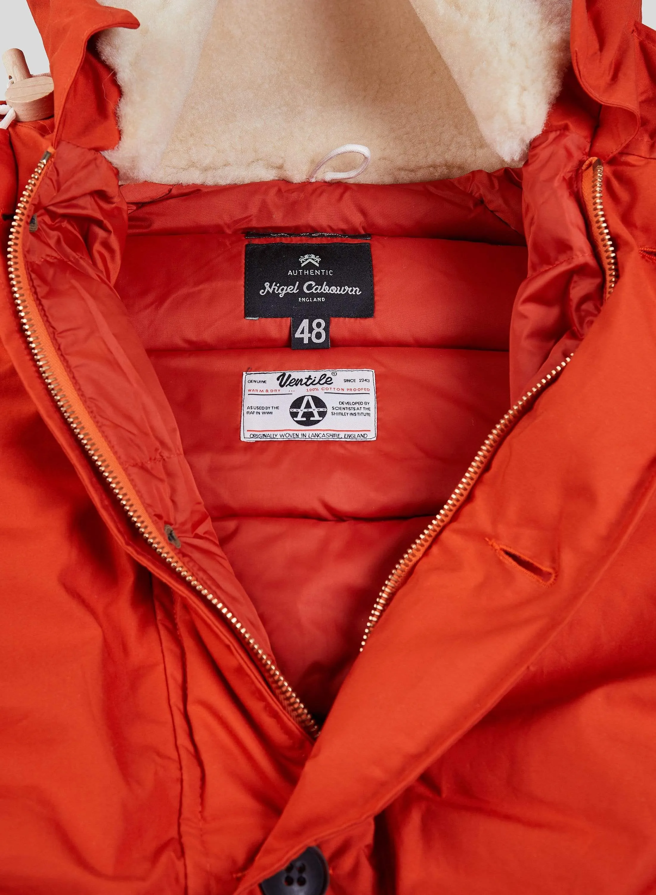 Everest Parka in Orange