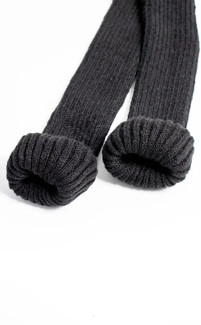 Extra Long Knit Leg Warmers | Black or White