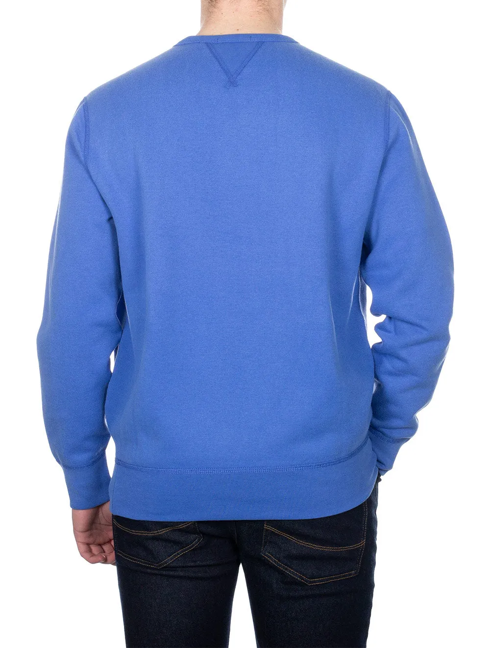 Fleece Crew Sweatshirt Blue