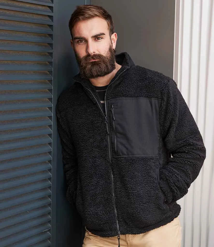 Front Row Recycled Sherpa Fleece Jacket