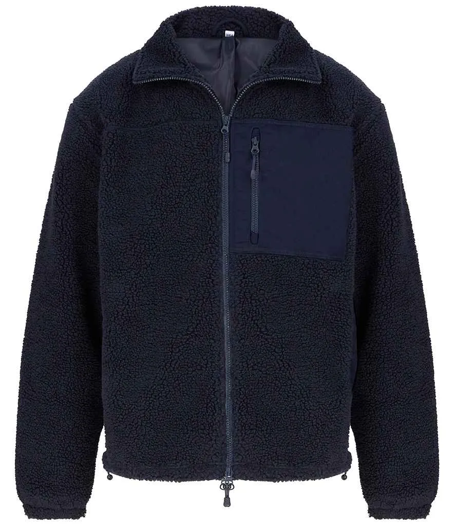 Front Row Recycled Sherpa Fleece Jacket