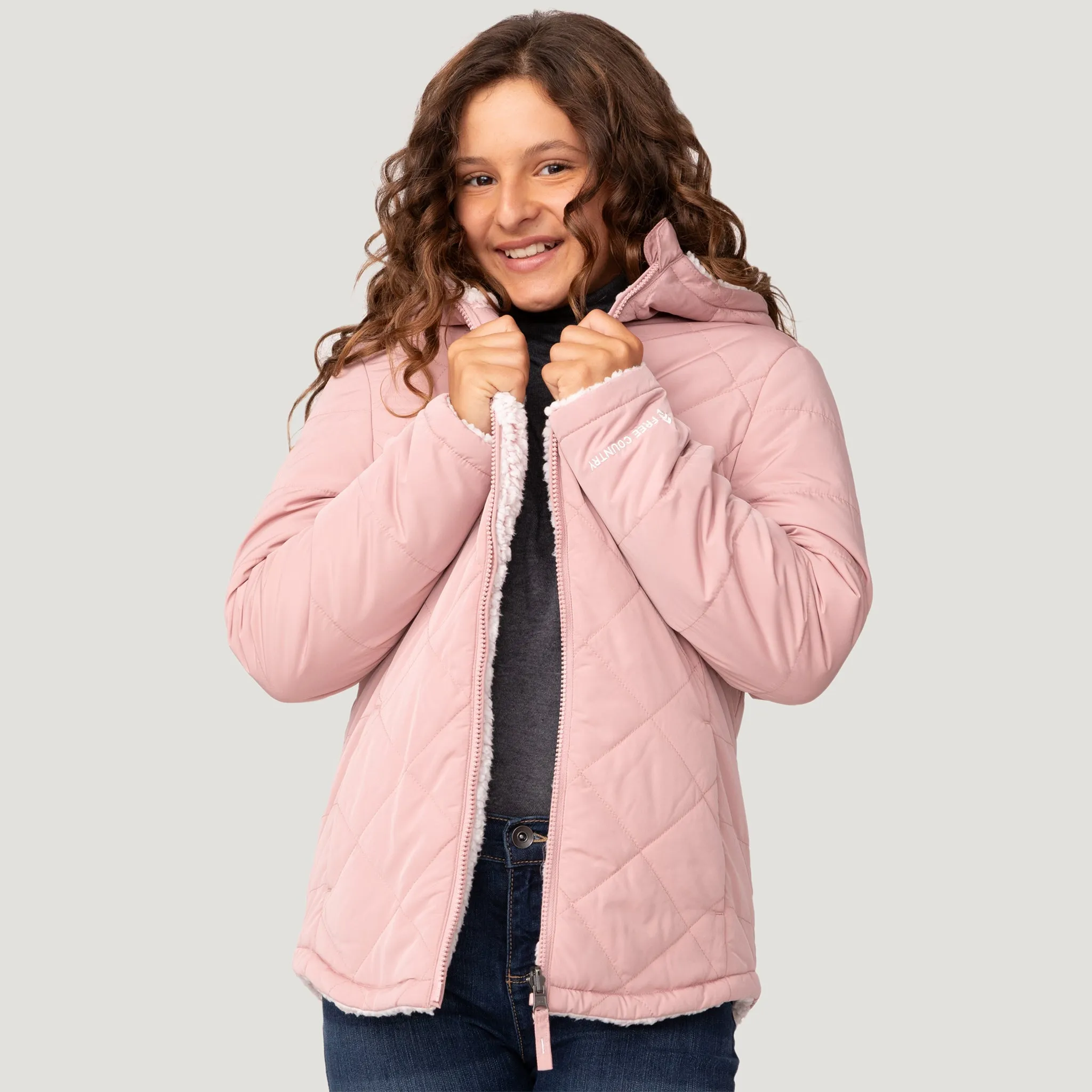 Girls' Stratus Lite Reversible Jacket