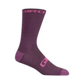 Giro Seasonal Merino Bicycle Socks Dark Cherry/Raspberry X-Large