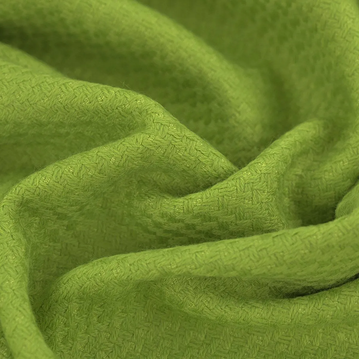 Grape Green Woollen Jacquard 99732