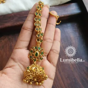 Green Mattel Jhumkas