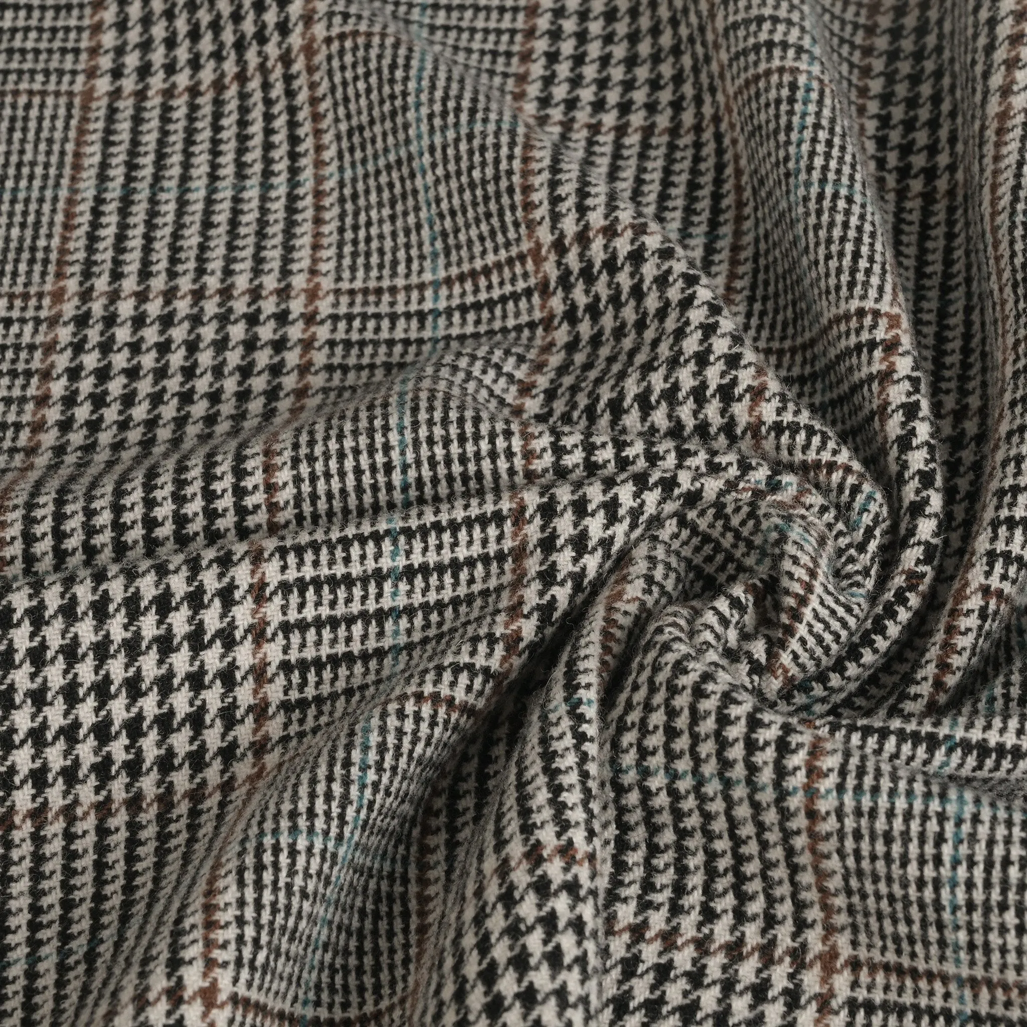 Grey Prince of Wales Coat Fabric 99246