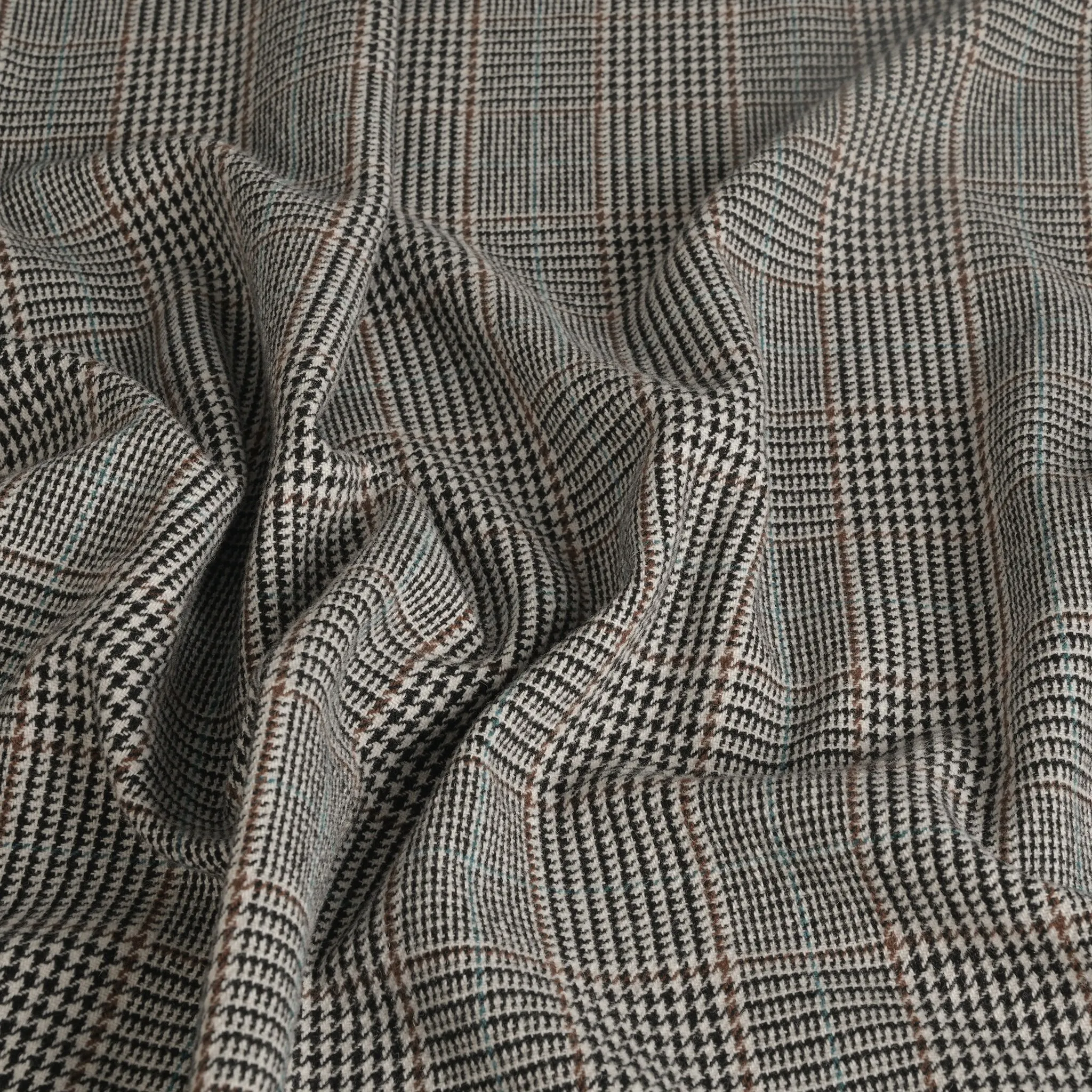 Grey Prince of Wales Coat Fabric 99246