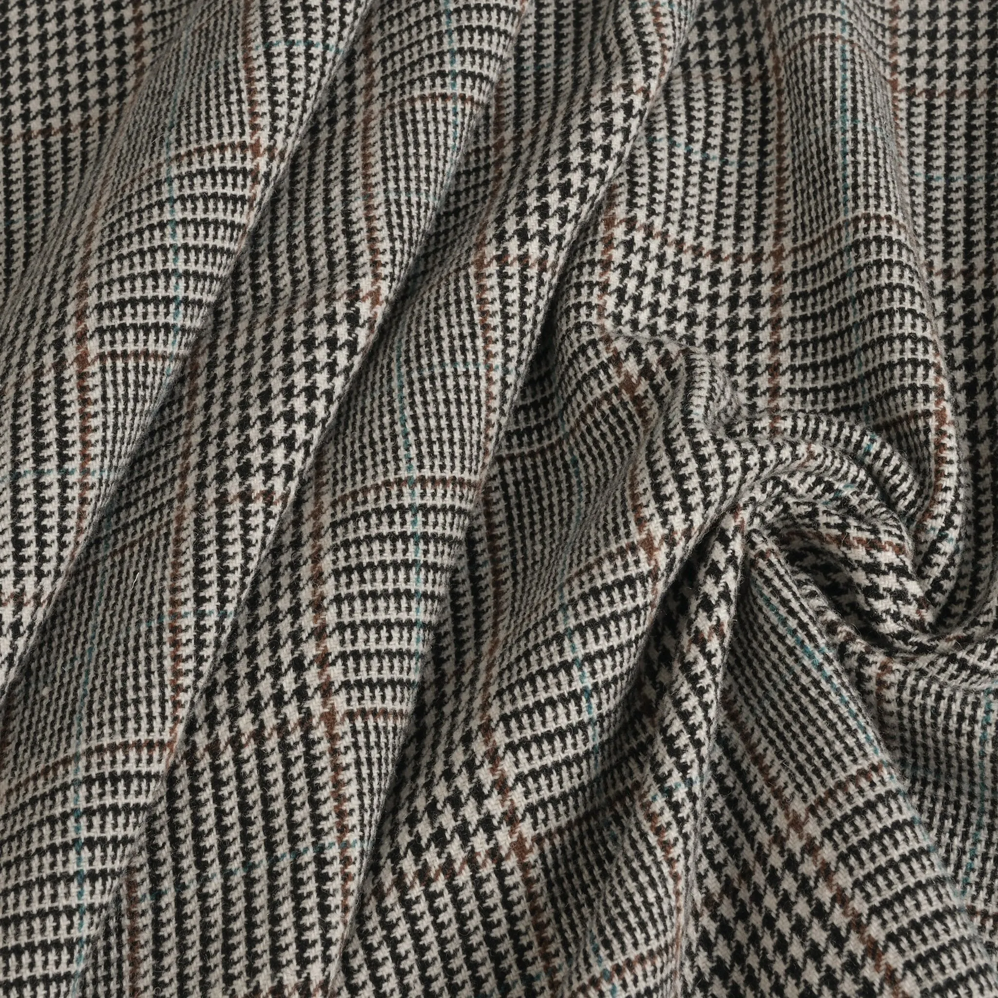 Grey Prince of Wales Coat Fabric 99246