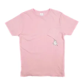 Hang In There Nermal Pocket Tee (Pink)