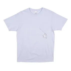 Hang In There Nermal Pocket Tee (White)