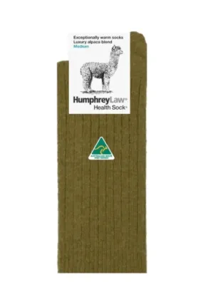 Humphrey Law Alpaca Health Socks - Sage