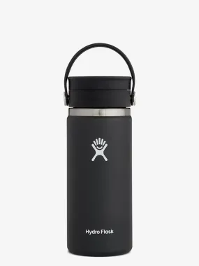 Hydro Flask 473ml (16oz) Wide Mouth w/Flex Sip Lid - Black