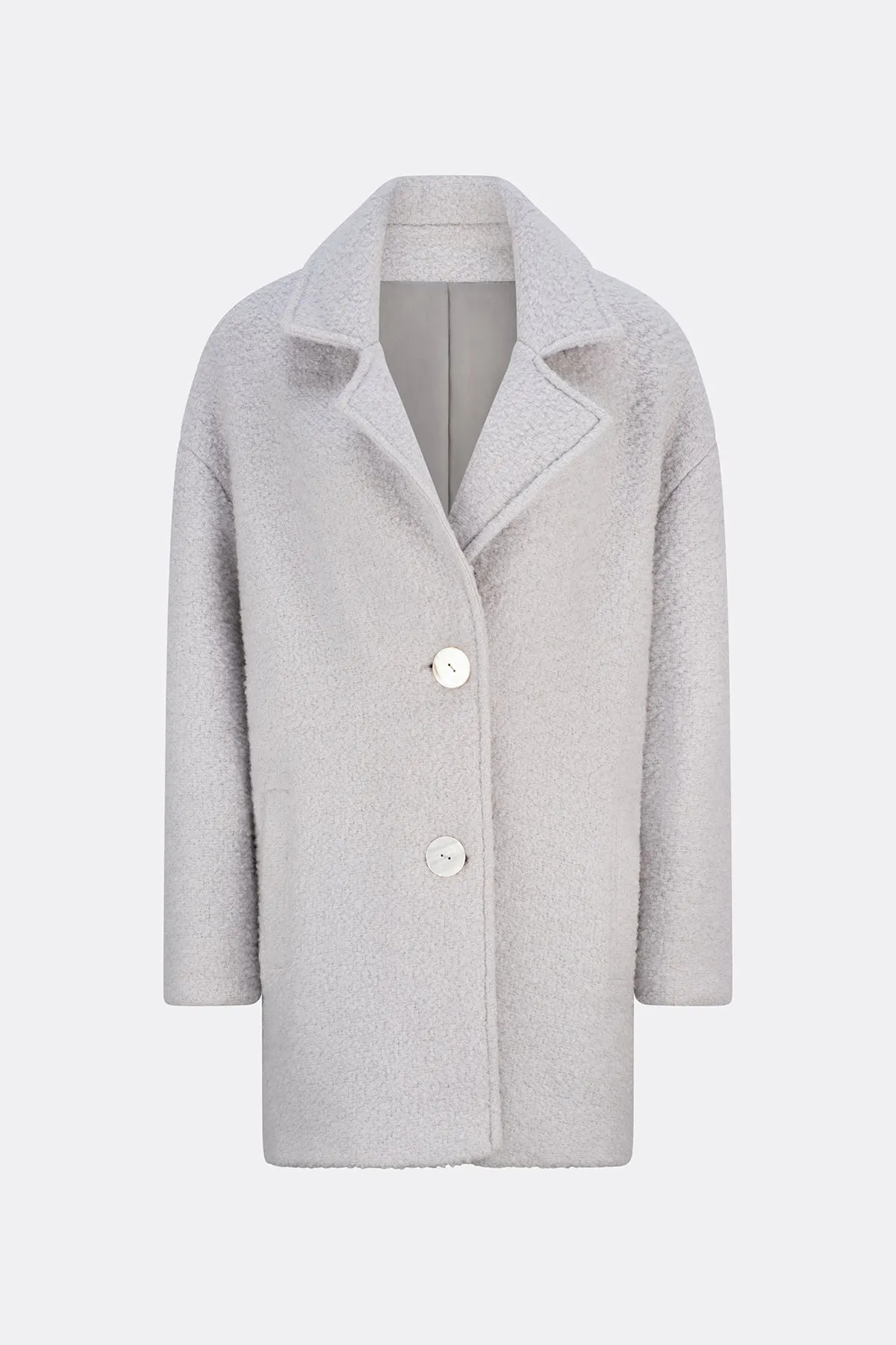 Jackson Soft Merino Wool Coat Grey