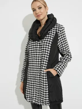 Joseph Ribkoff T Houndstooth Printed Coat 224921 110