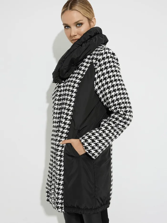 Joseph Ribkoff T Houndstooth Printed Coat 224921 110