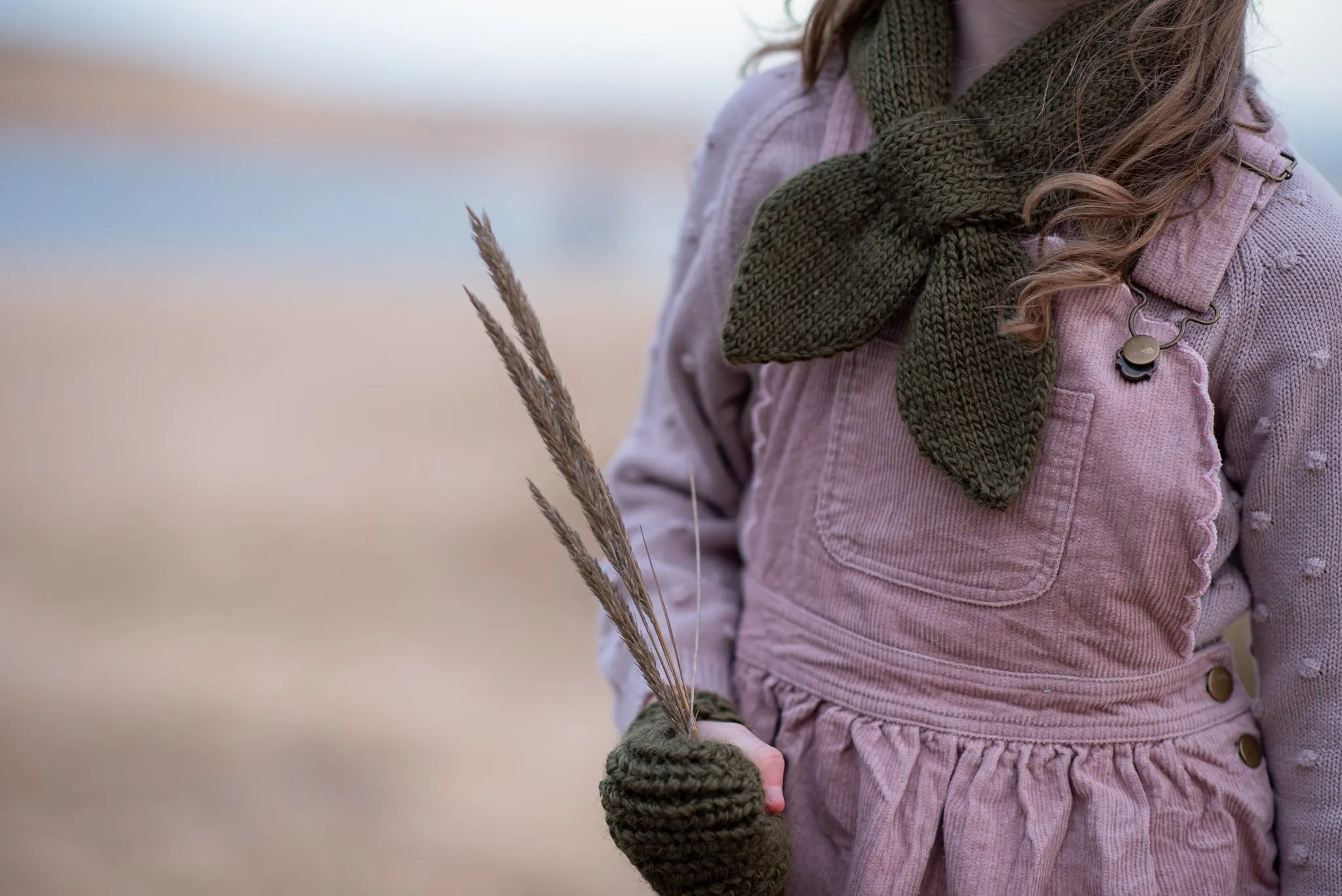 Juniper Tie Scarf Khaki