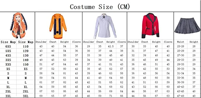 Kakegurui | Runa Yomozuki Cosplay Cape Full Outfit | Cosplay Event, Comicon, Halloween Party |