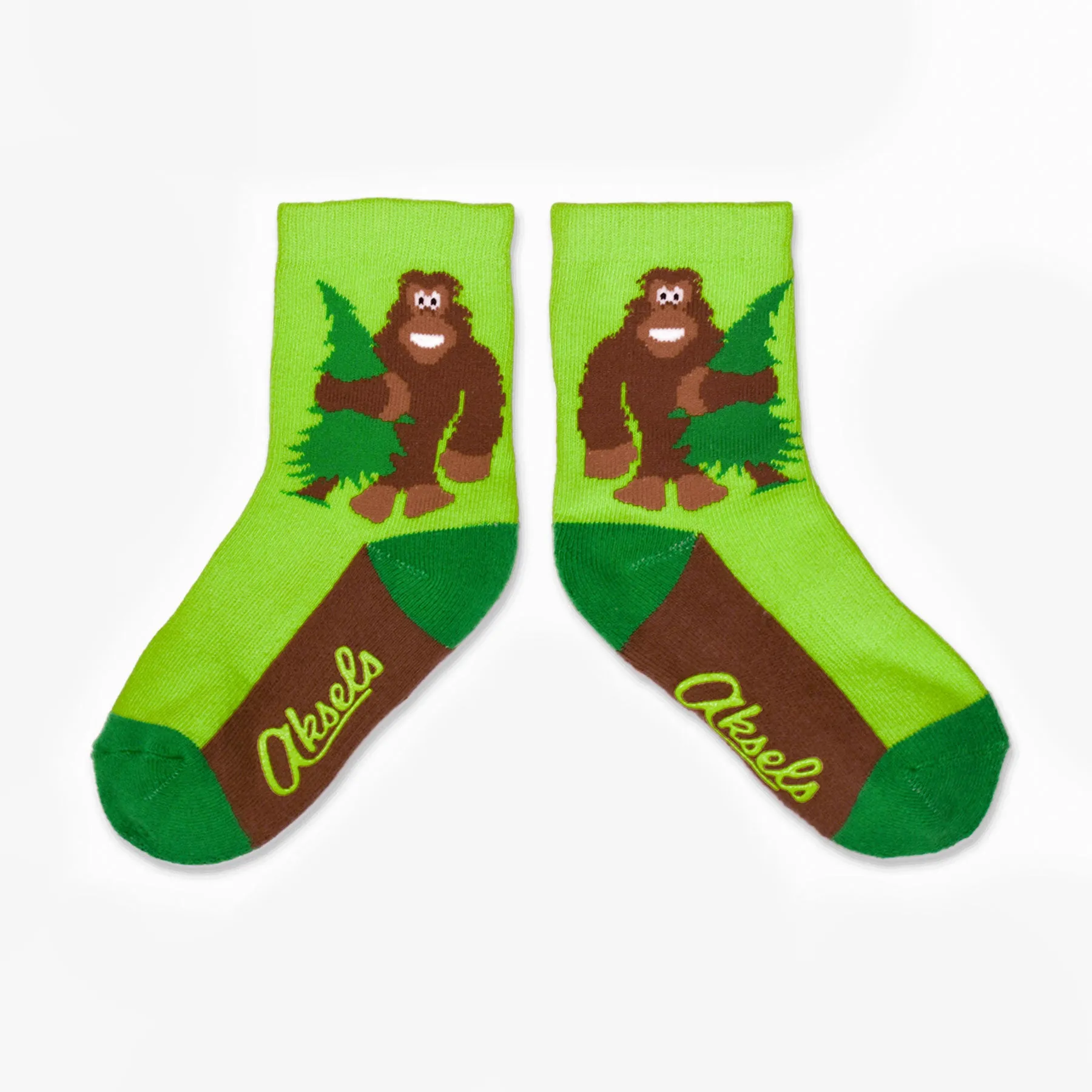 Kids Bigfoot Tree Hugger Socks