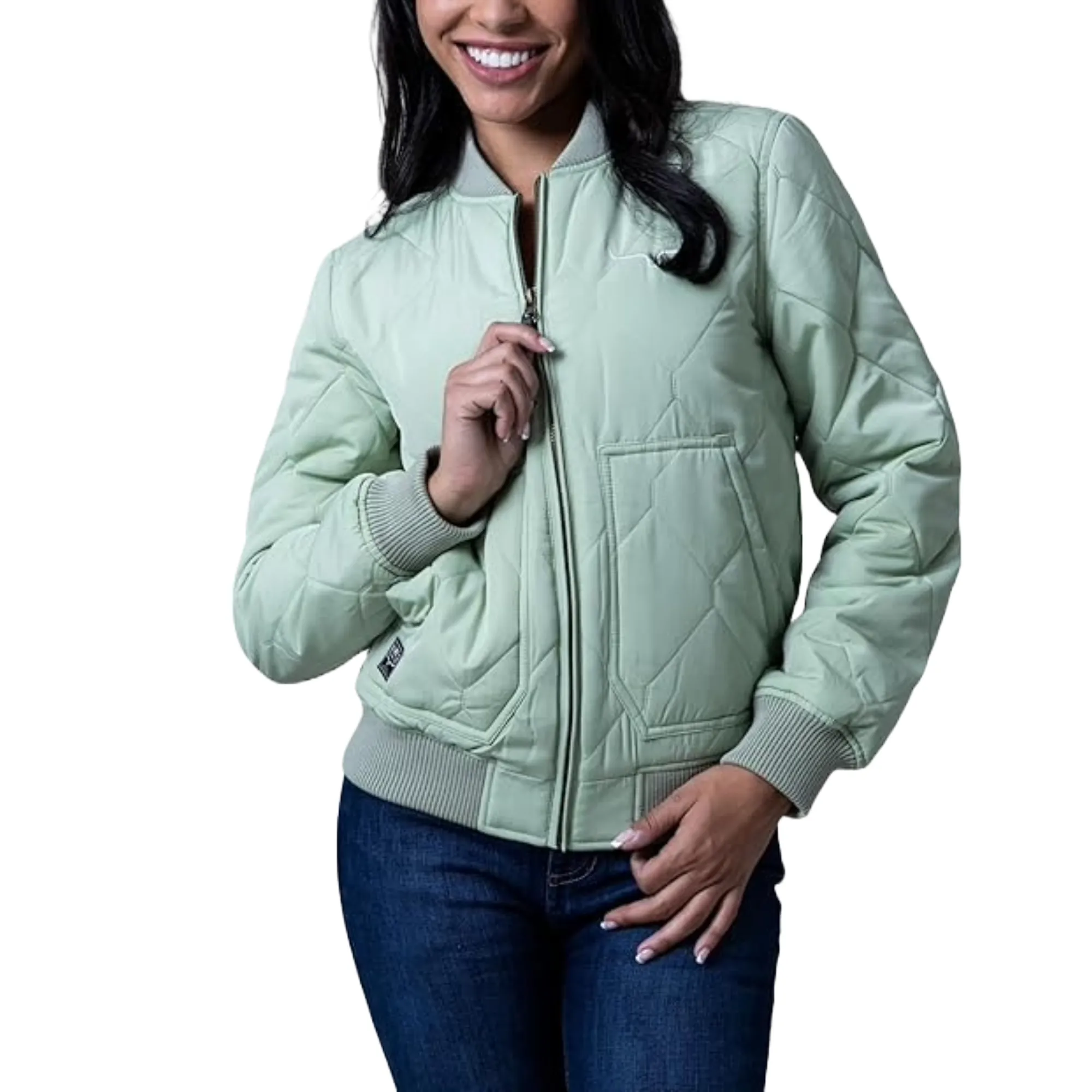 Kimes Ranch Ladies Sage Green Marino's Bomber Jacket WJA0000007-OE003