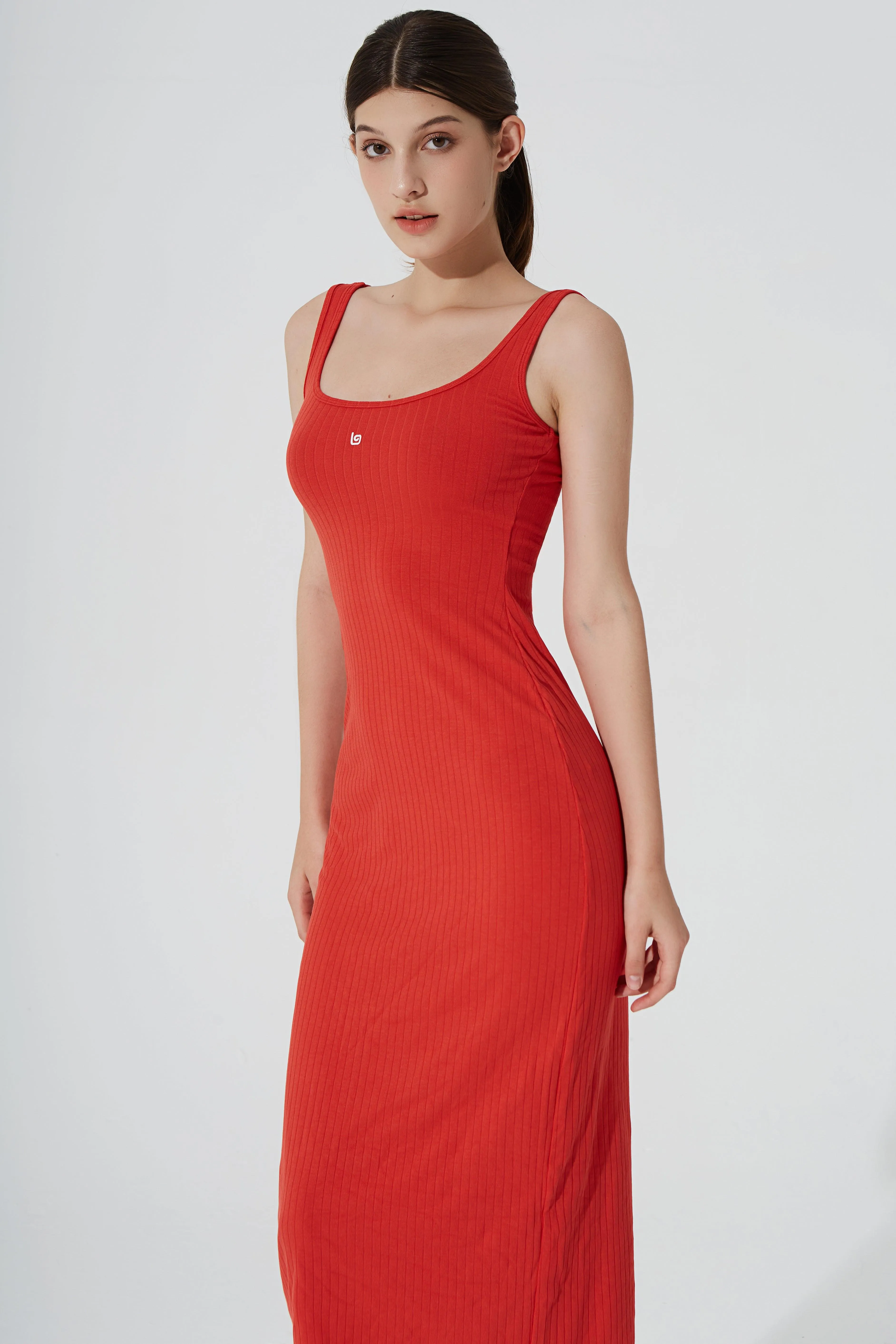 Kyan Midi Dress - Scarlet