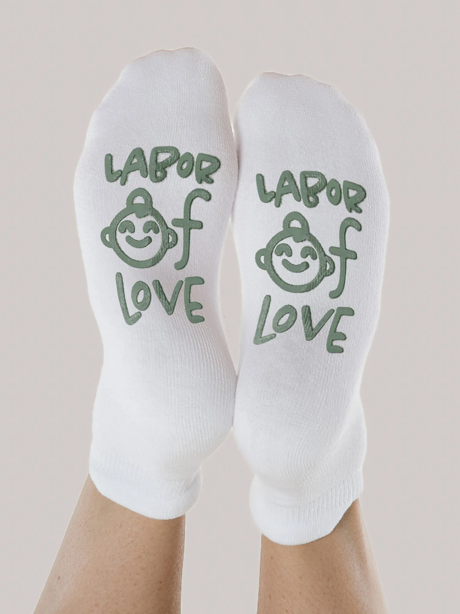 Labor & Delivery Socks | Labor of Love Sage