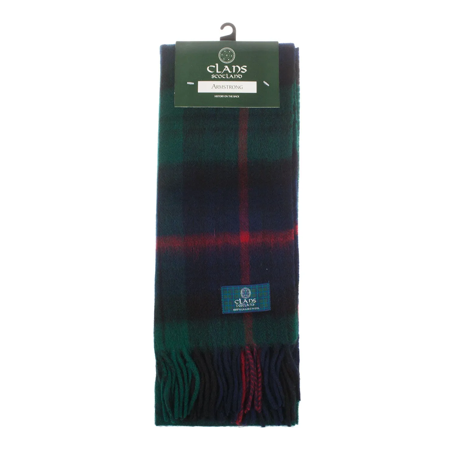 Lambswool Scottish Tartan Clan Scarf  Armstrong