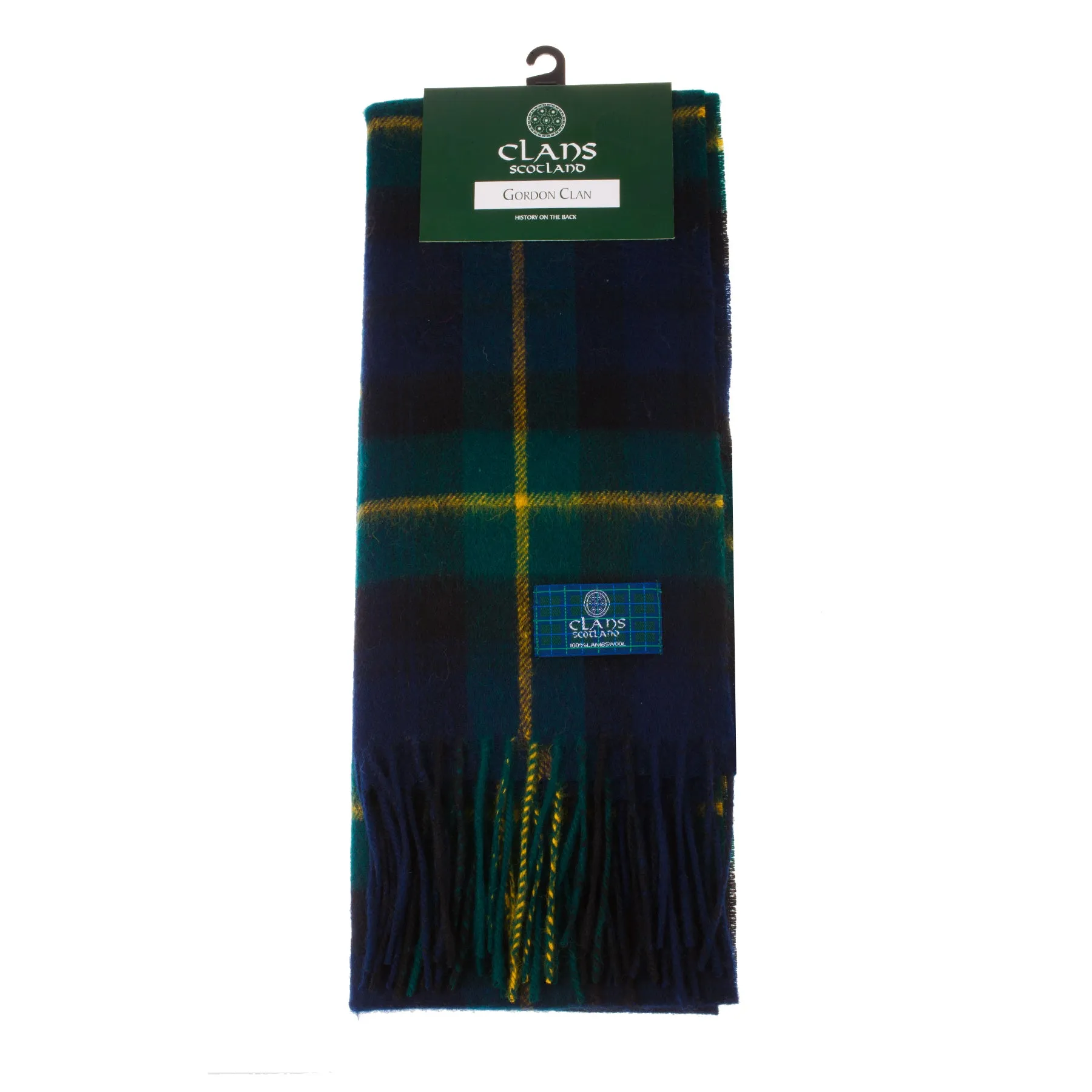 Lambswool Scottish Tartan Clan Scarf  Gordon Clan