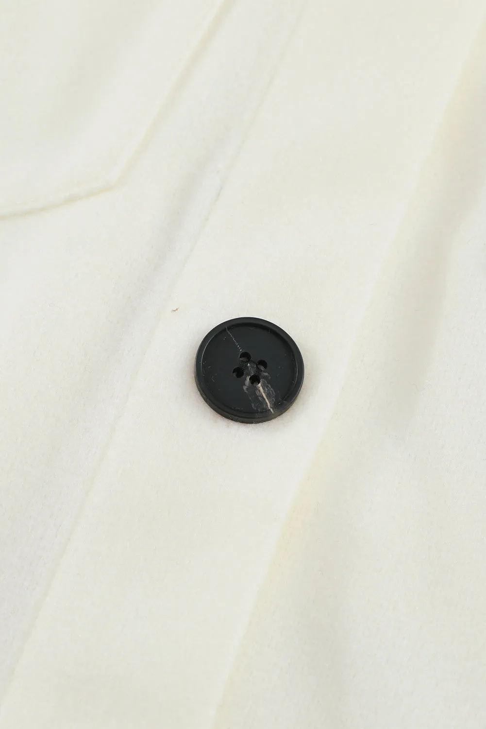 Lapel Button-Down Coat With Chest Pockets