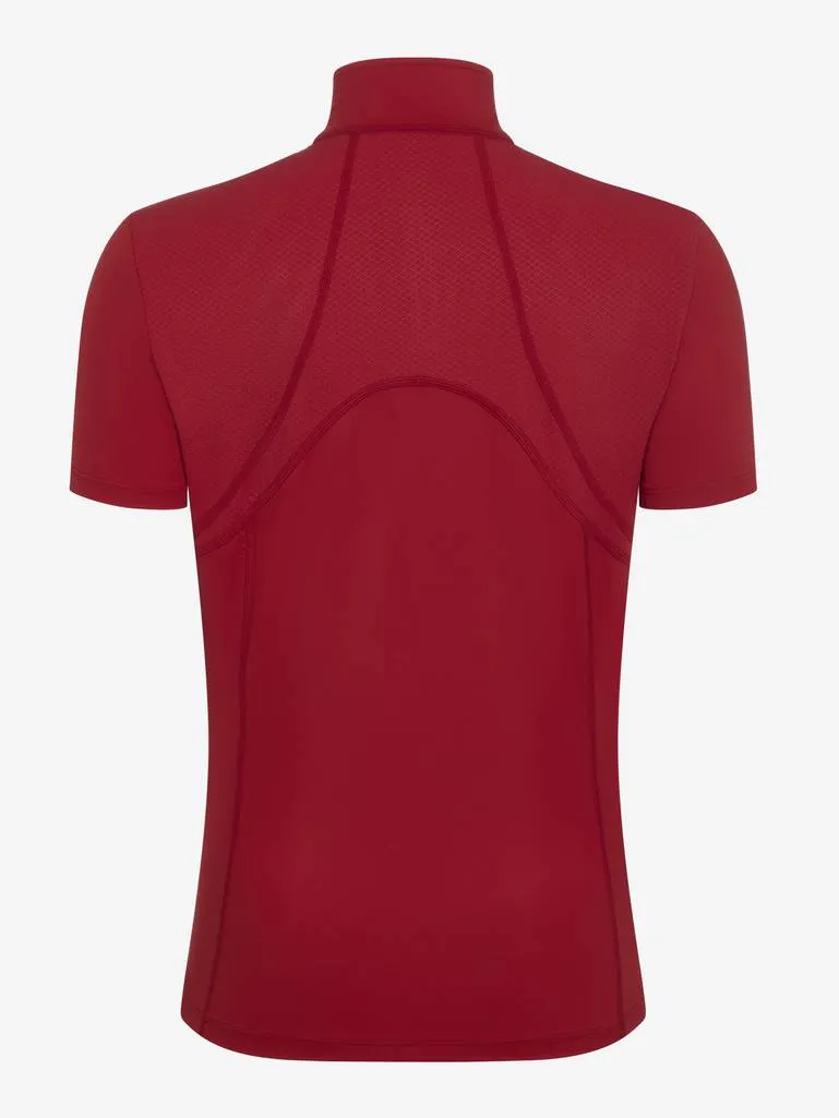 LeMieux Mia Mesh Short Sleeve Base Layer Chilli