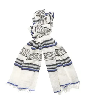 Lemlem Rucha Beehive Scarf | Navy - FINAL SALE