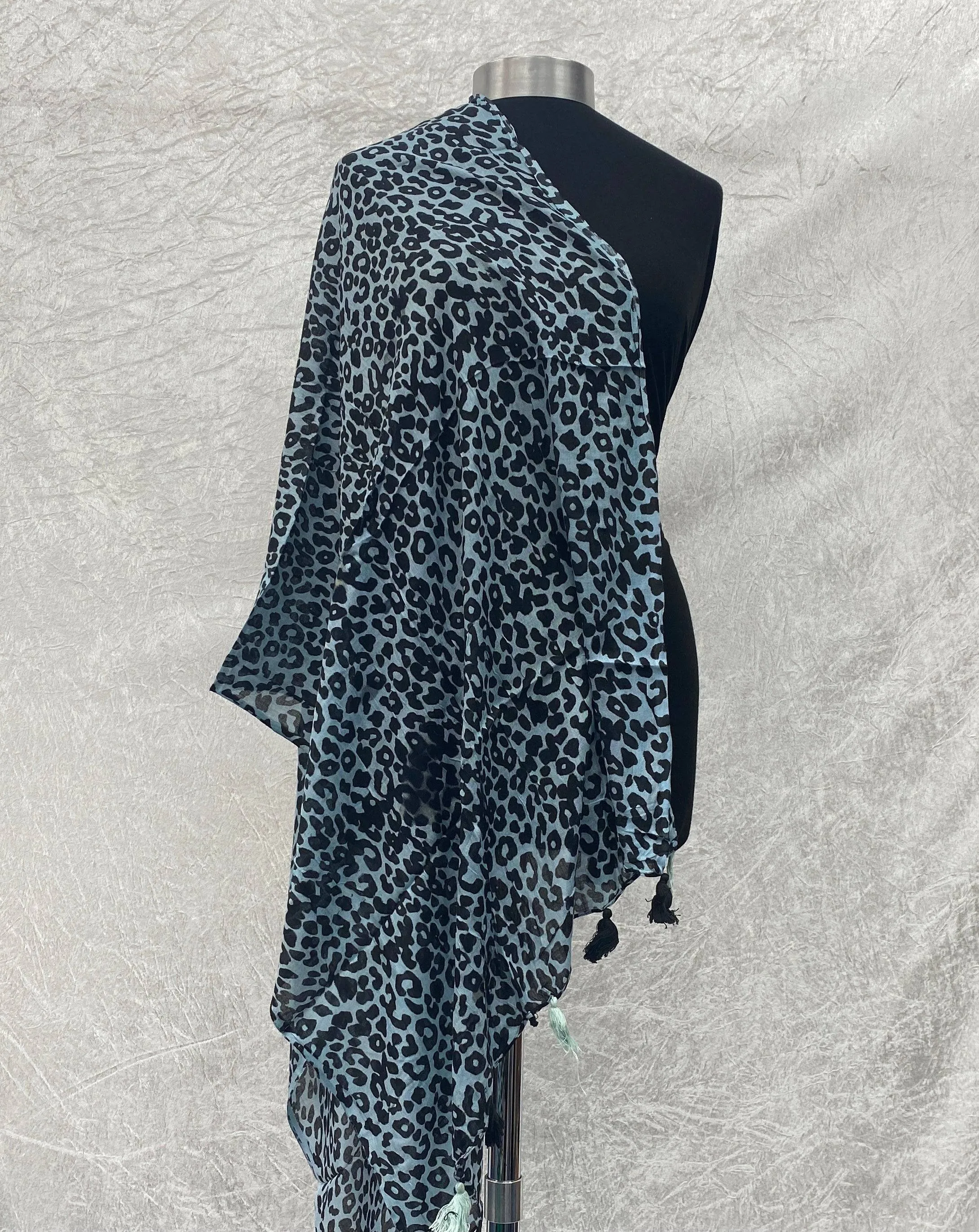 Leopard Animal Print  - Poly Viscose Blend Scarf (DEFECT)