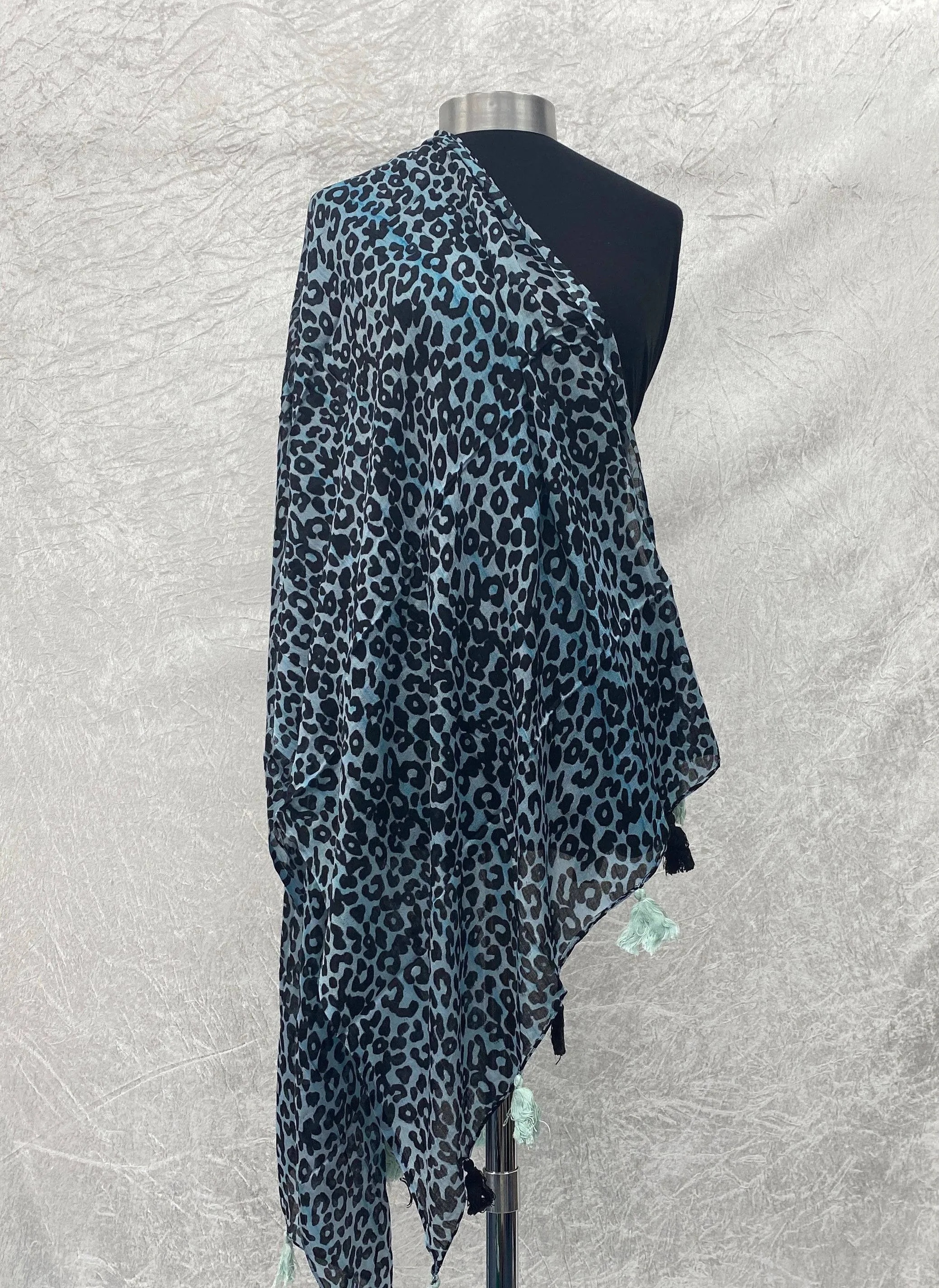 Leopard Animal Print  - Poly Viscose Blend Scarf (DEFECT)