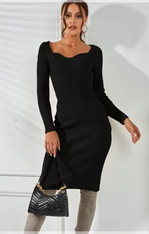 Lyla Knit Sweater Dress