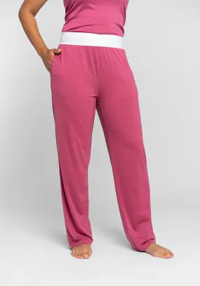 Maya Lounge Pants - Red Violet