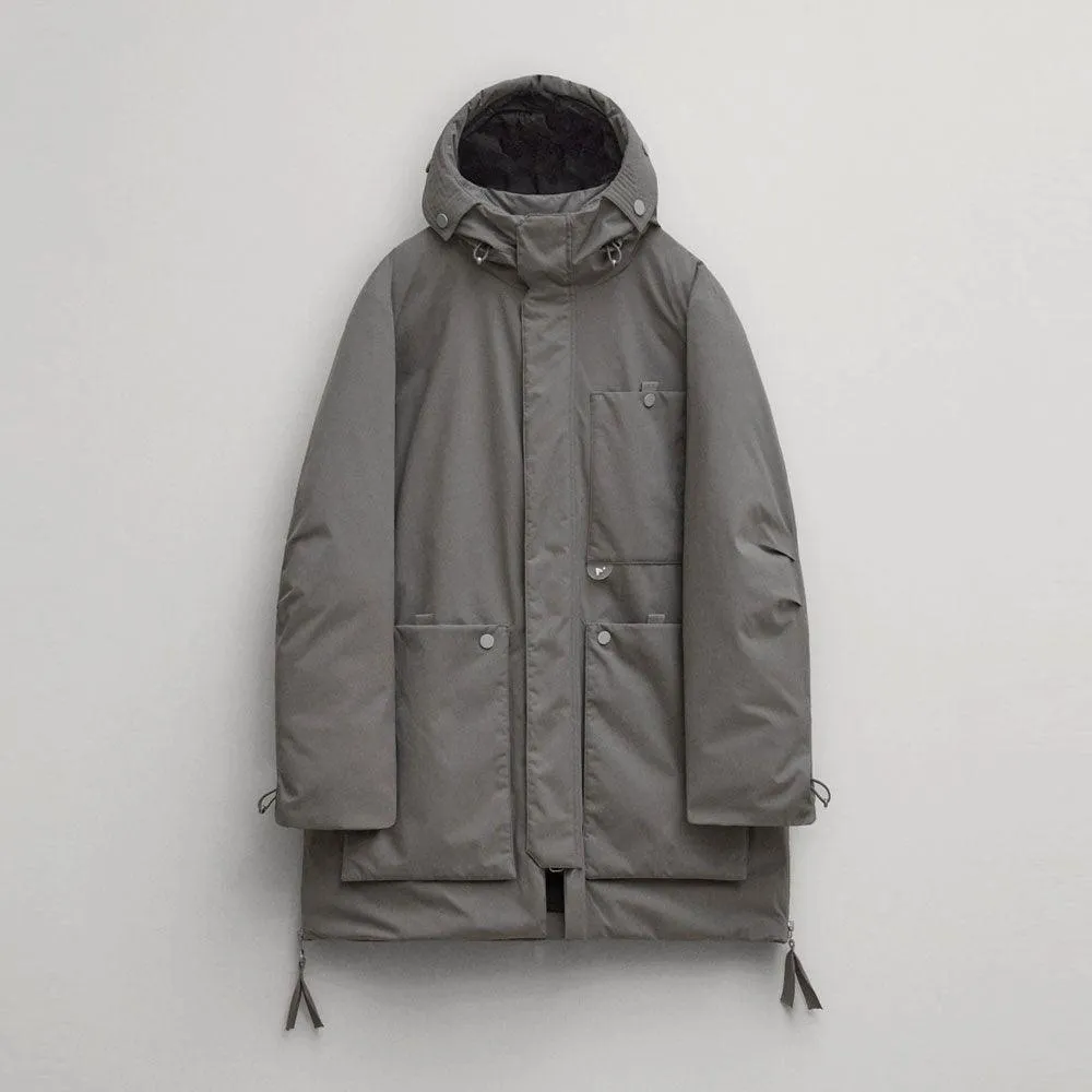 Men’s Grey Parka Jacket