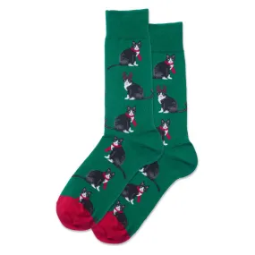 MEN'S REINDEER CAT CREW SOCKS