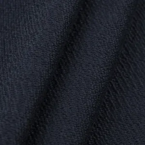 Midnight Textured Wool Fabric 96866