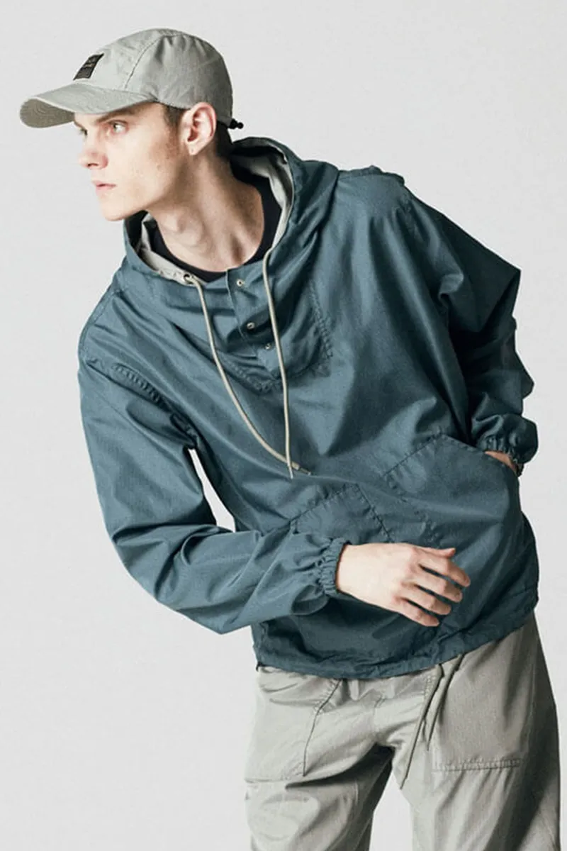 Military Reversible Anorak Parka - Dark Sage Green