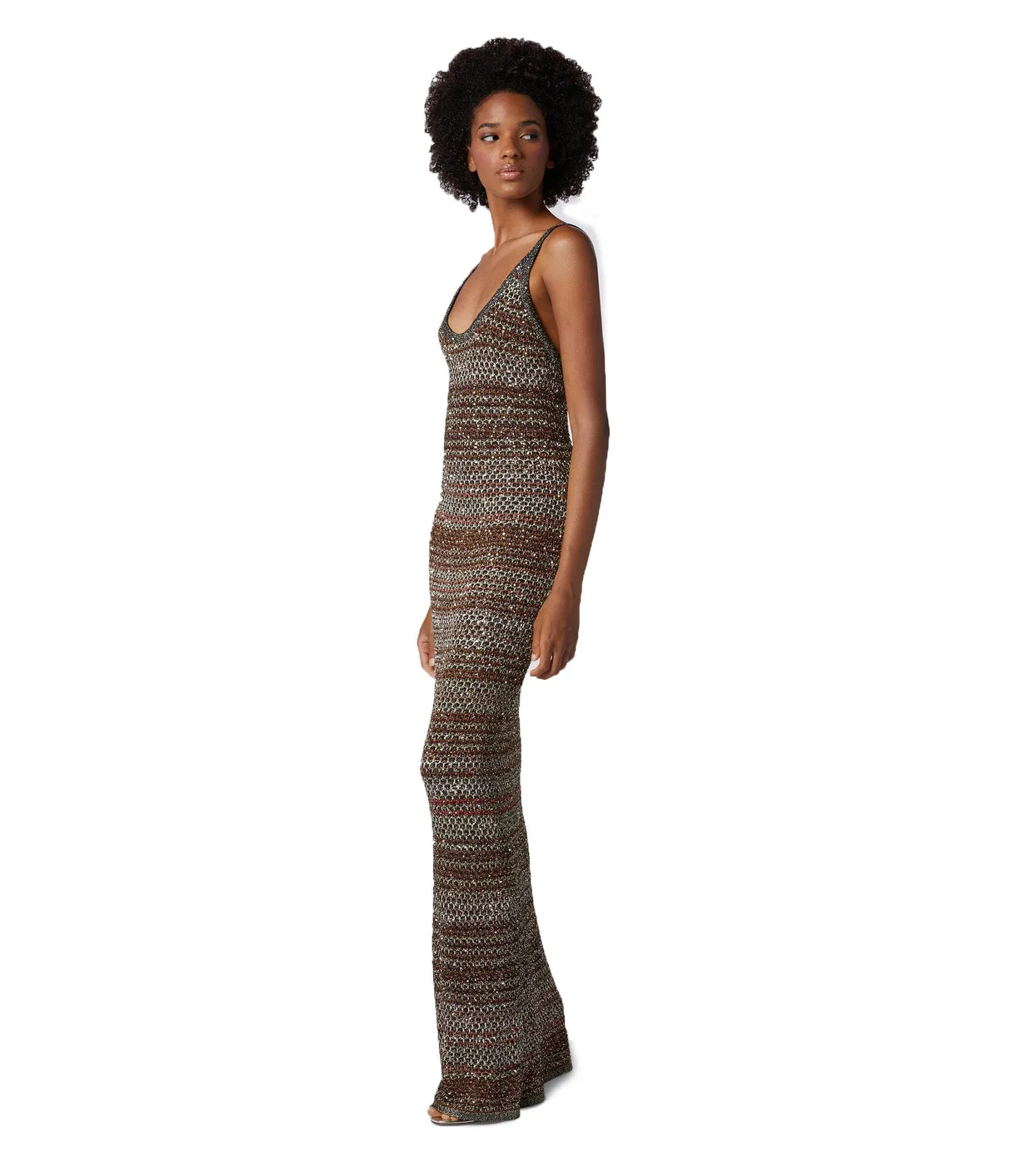 MISSONI Long Dress V Neck