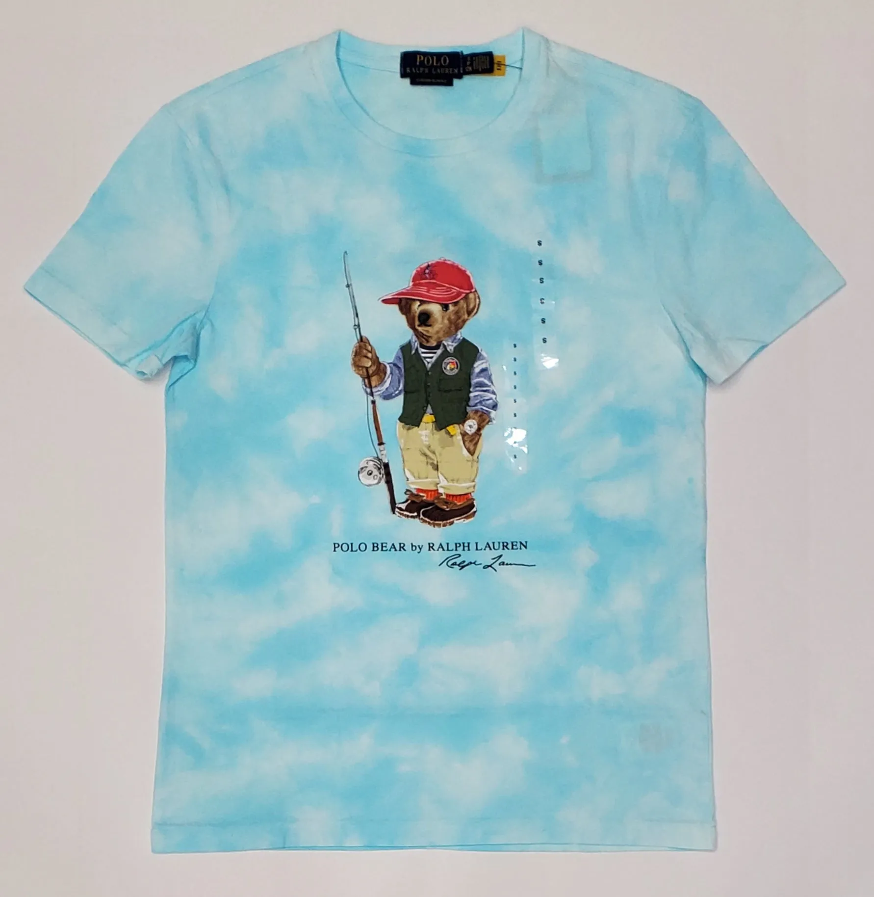 Nwt Polo Ralph Lauren  Fishing Bear Custom Slim Fit Tee