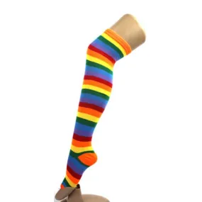 Over the Knee Stockings - Rainbow Stirpe