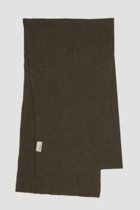 Oversized Ribbed Knit Scarf