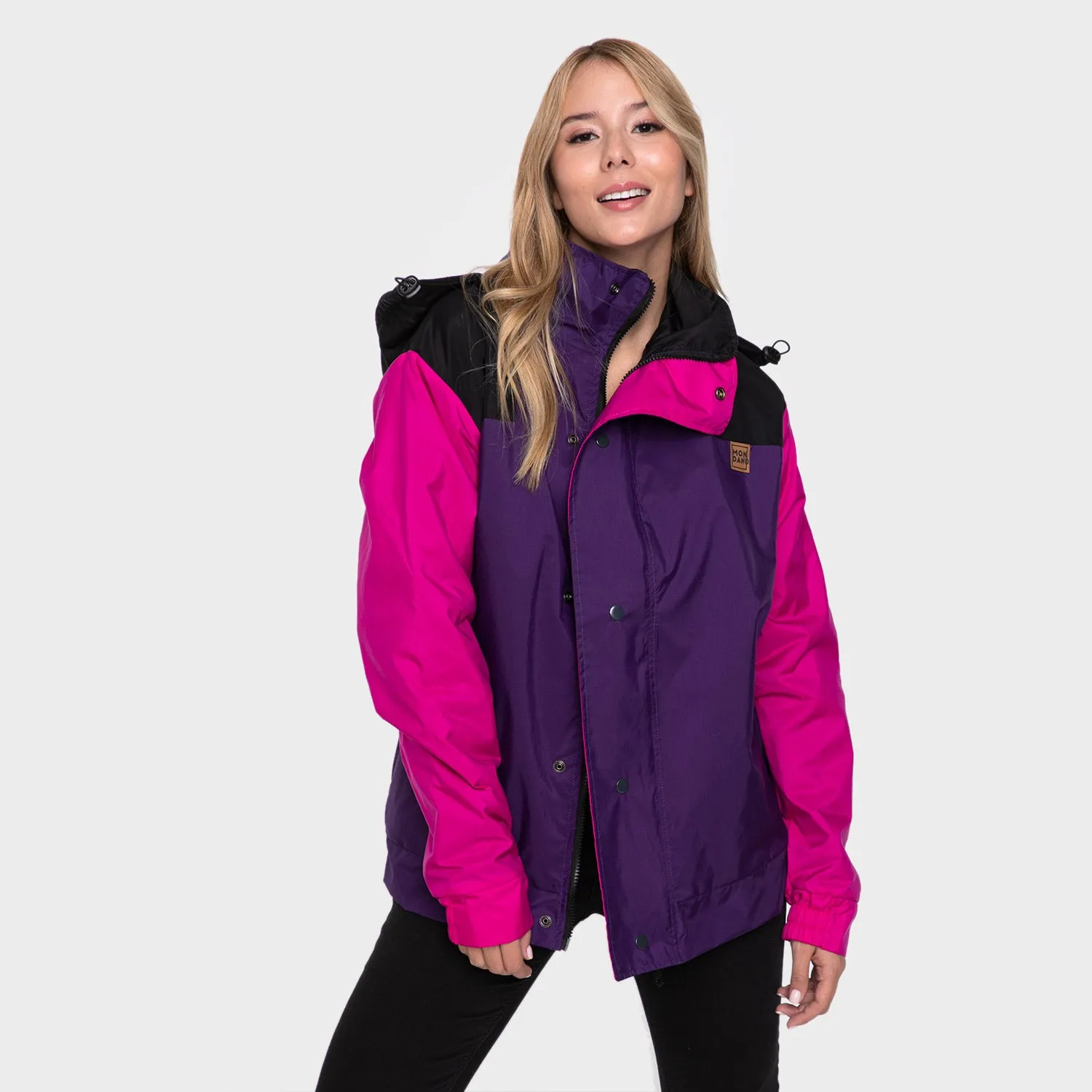 PARKA IMPERMEABLE RAINPROOF PURPLE