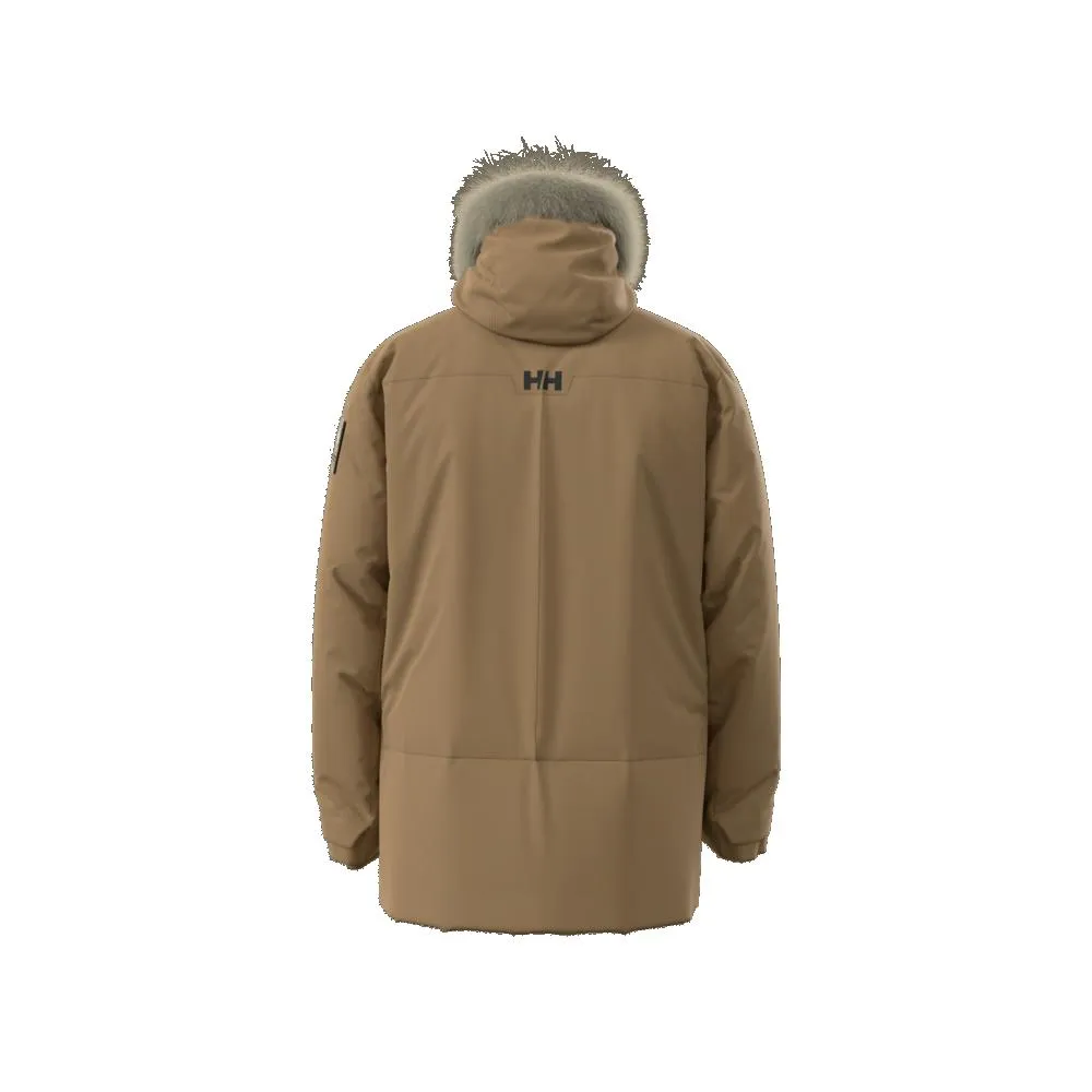 Parka Reine Extérieur Tech - Maron - Homme